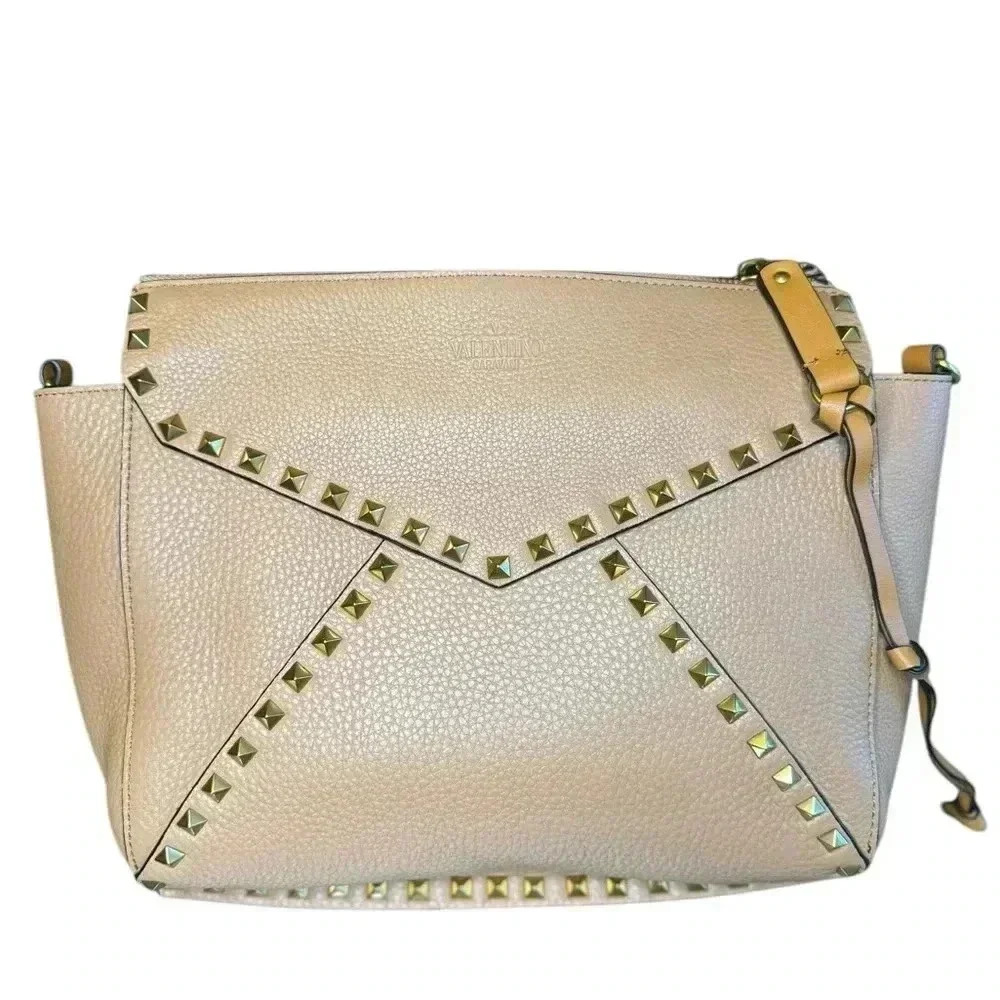 VALENTINO GARAVANI Vitello Rockstud Hype Shoulder Bag. - Picture 5 of 13